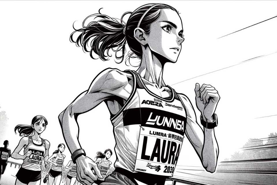 Laura 30 Marathonläuferin
